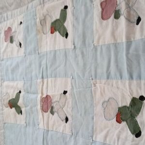 Vintage Hand Stitched Patchwork Quilt